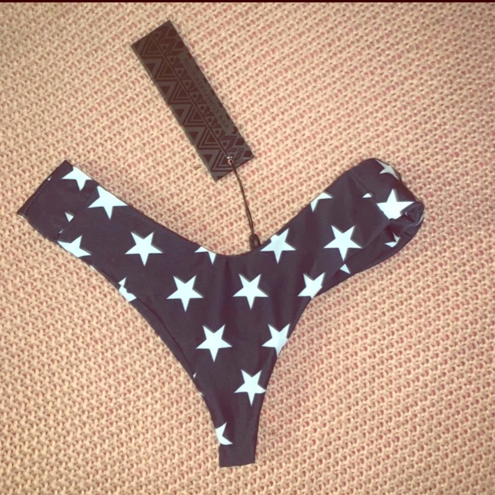 Stone Fox Swim Thong Bikini Bottom